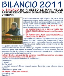 Manifesto "Il Popolo di San Sebastiano"