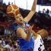 Italy's Andrea Bargnani (L) vies with Ge