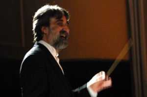 Peppe Vessicchio in un suo concerto al Trianon