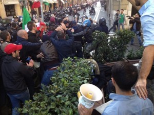 corteo roma blocco studentesco contro ex aprea
