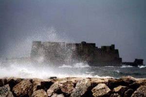 Maltempo a Napoli