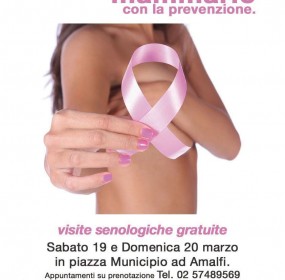 Locandina Screening Senologico Amalfi